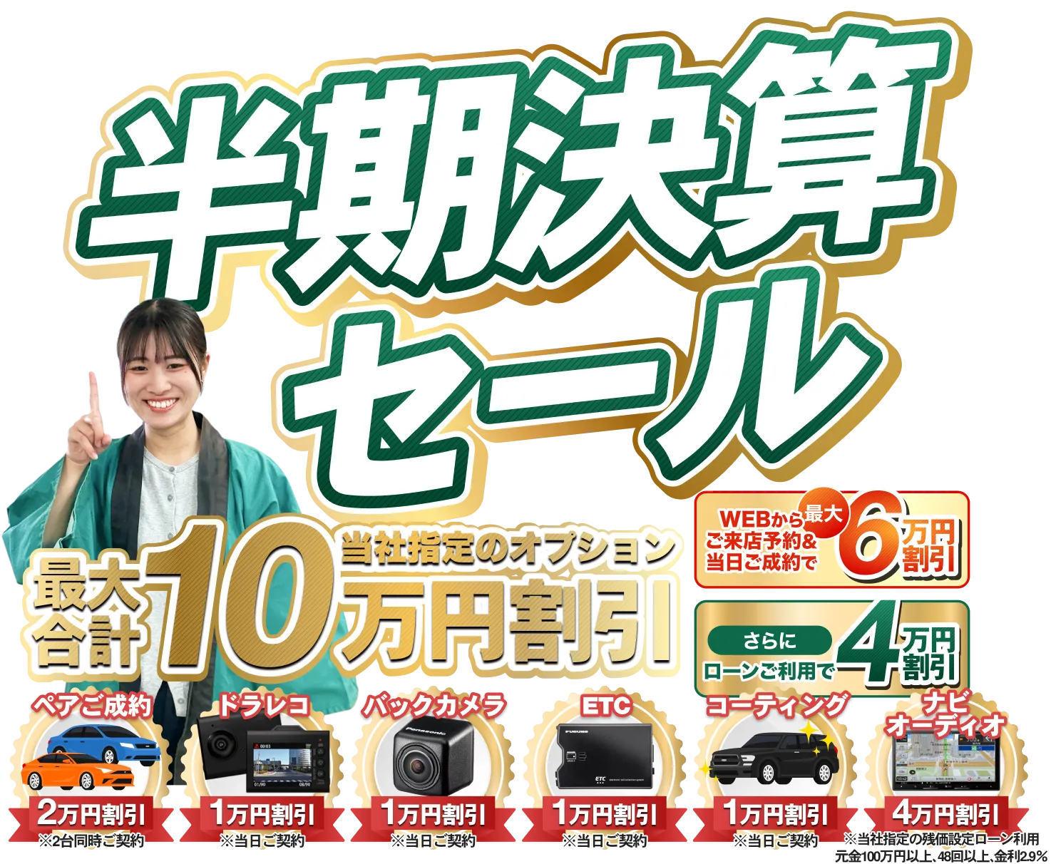 半期決算セール